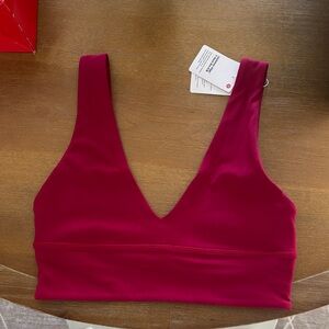 Lululemon Athletica Raspberry Rumble Sports Bra size 6